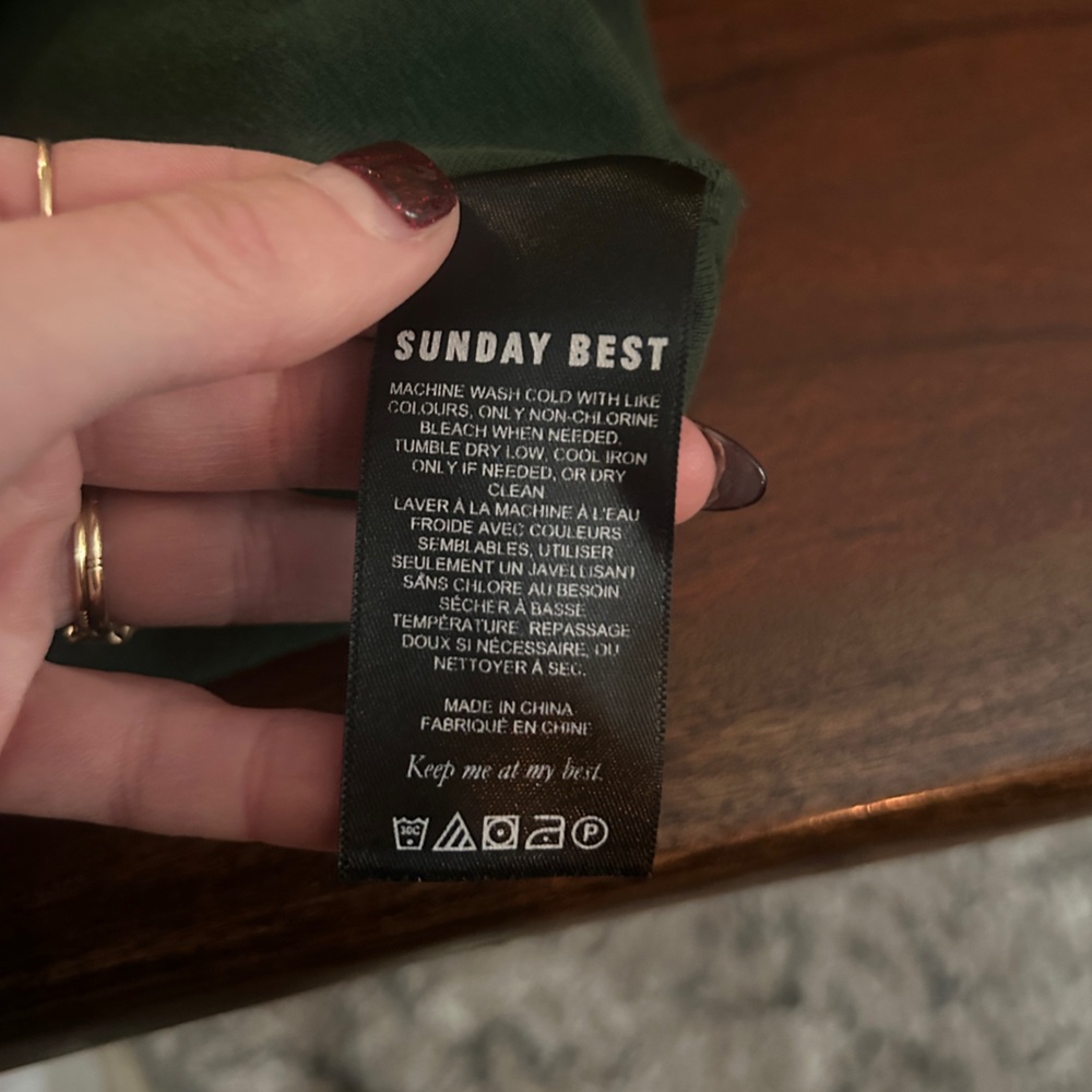 Sunday Best • 1/2 zip • long sleeve • size small - Picture 4 of 10